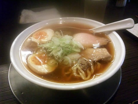 味玉ラーメン醤油