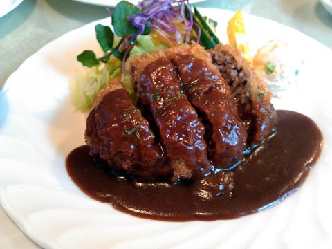 ふらいぱんのメンチかつ定食