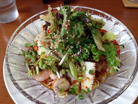 天府仙臺の海鮮と完熟トマトの冷やし麺