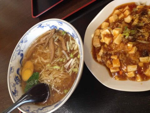 酔拳のラーメン＆麻婆飯セット