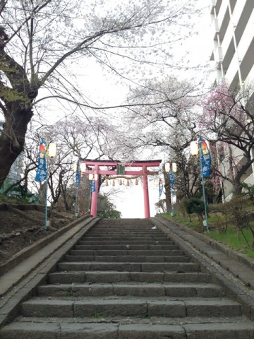 榴岡天満宮参道