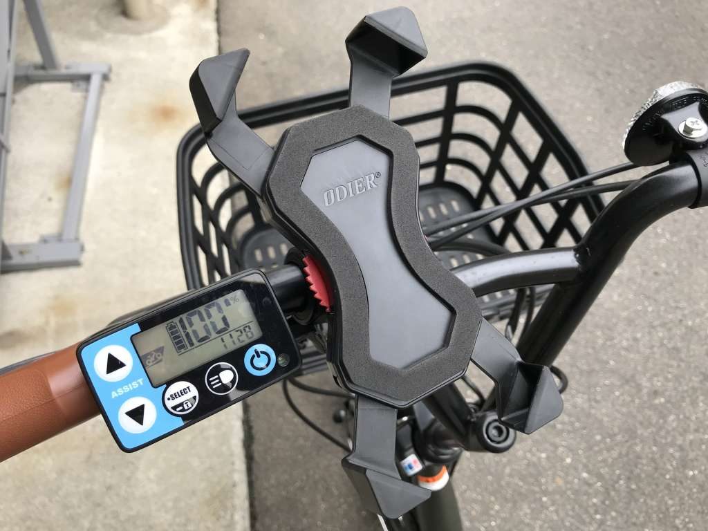 自転車用スマホホルダー