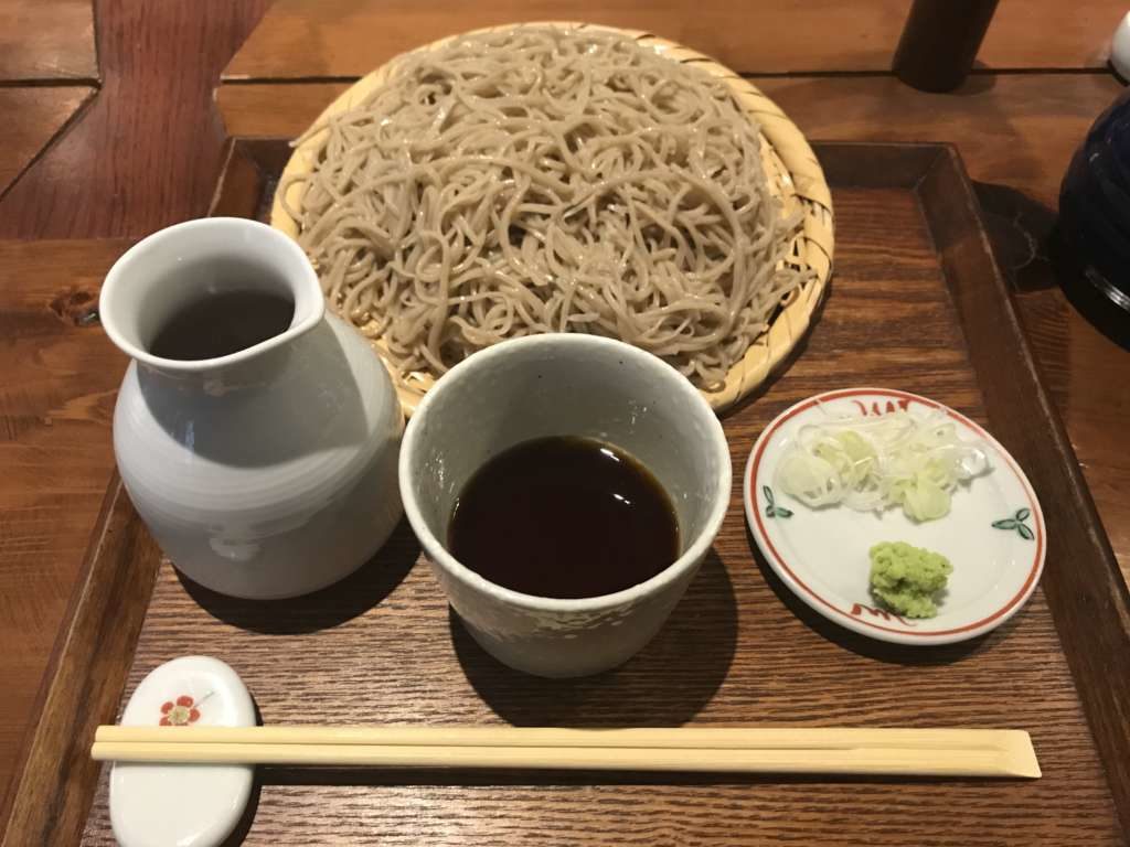 手打ち蕎麦山がたのざる蕎麦