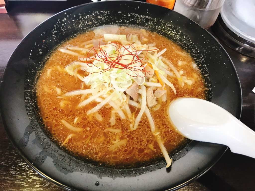 杉のやの味噌ラーメン