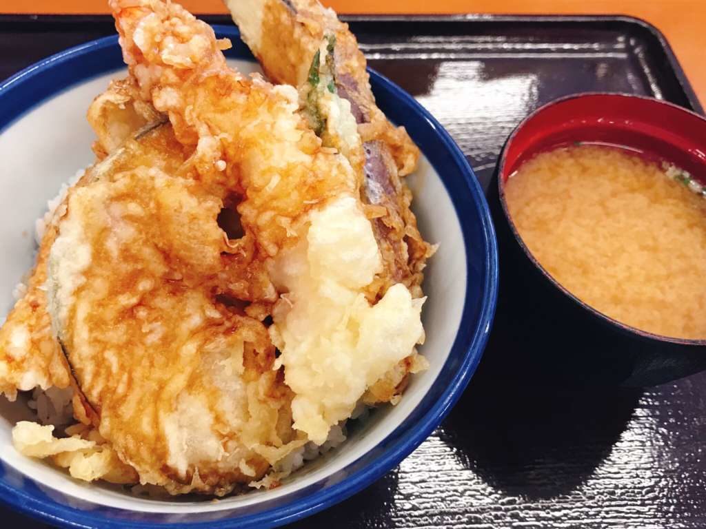 てんやの天丼＋なす