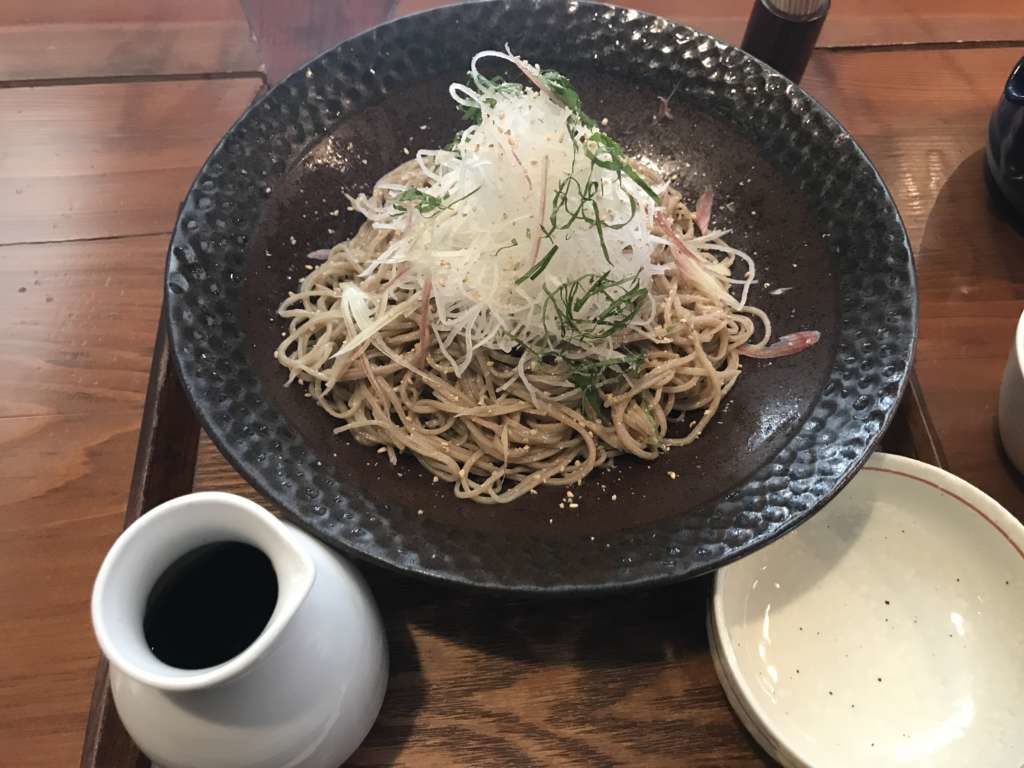 手打ち蕎麦山がたのすずしろ蕎麦